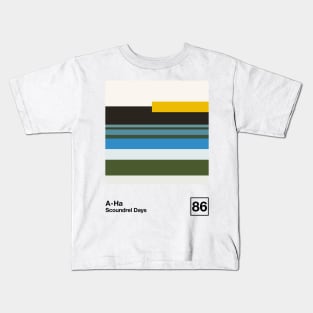 Scoundrel Days / Minimalist Style Graphic Artwork Design Kids T-Shirt